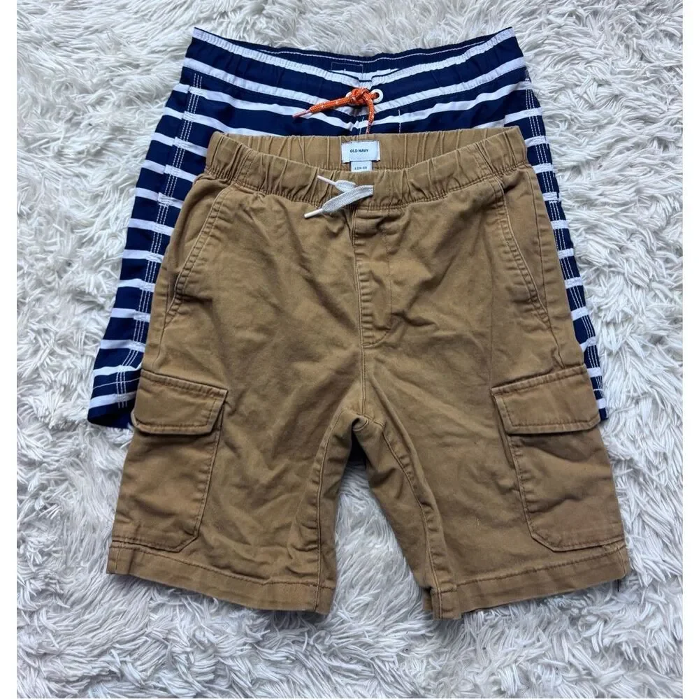 5 piece boys shorts bundle size L 10-12 by GAP, Wonder Nation, Children’s Place